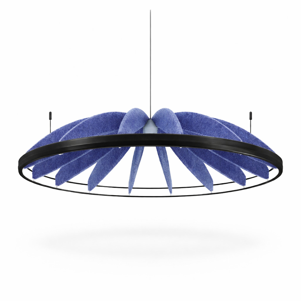 Акустический подвесной светильник TURBO D800