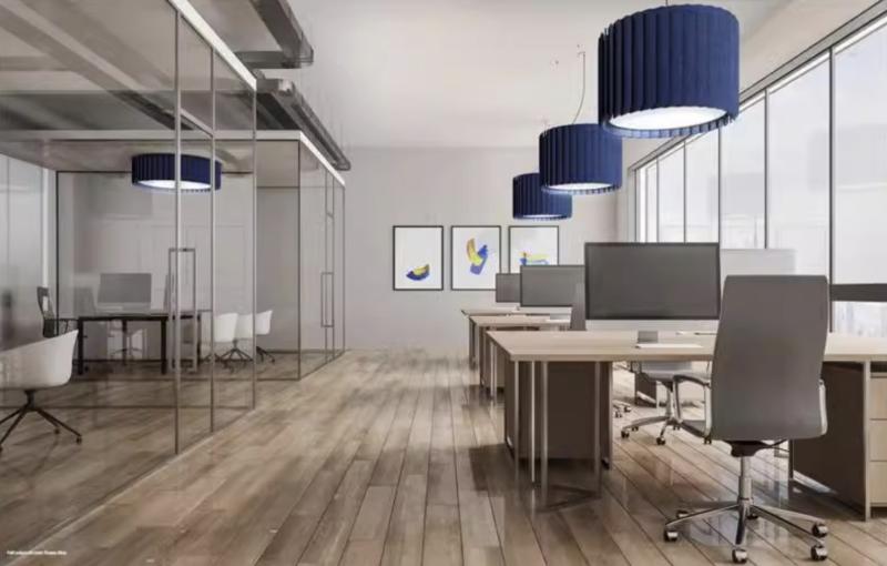 Акустический подвесной светильник D800хH240мм