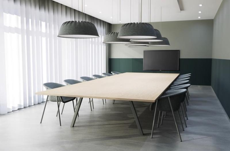 Акустический подвесной светильник D550хH240мм