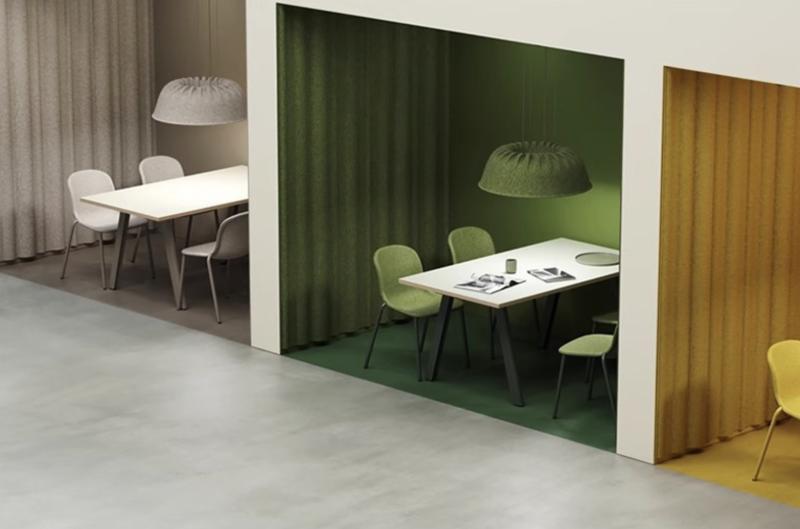 Акустический подвесной светильник D550хH240мм