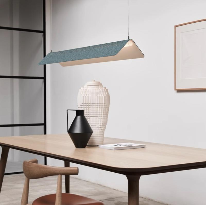 Акустический подвесной светильник 1600х250х130мм