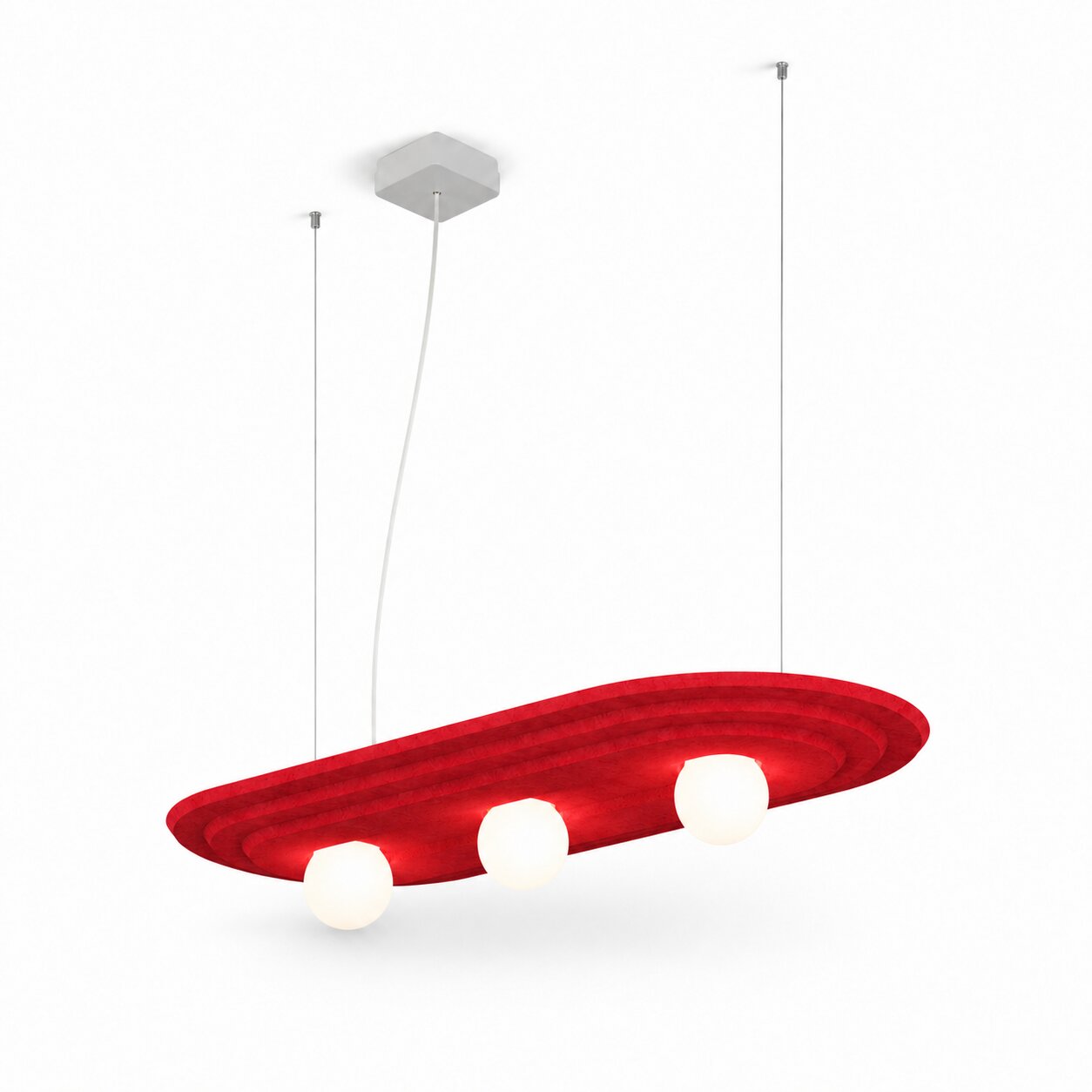 Акустический подвесной светильник Linea Deco