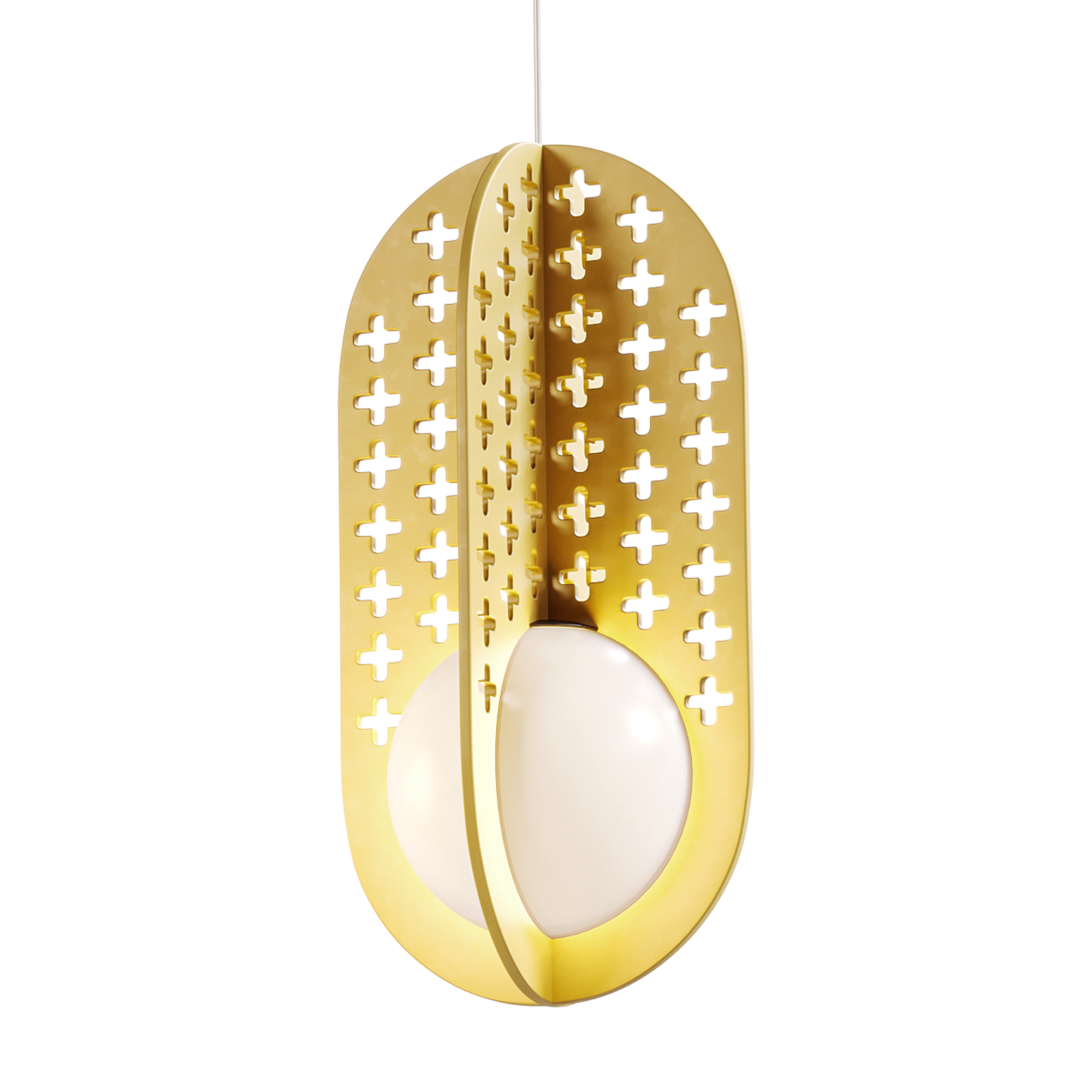 Акустический подвесной светильник D300хH595мм