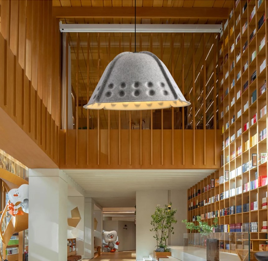 Акустический подвесной светильник Aero