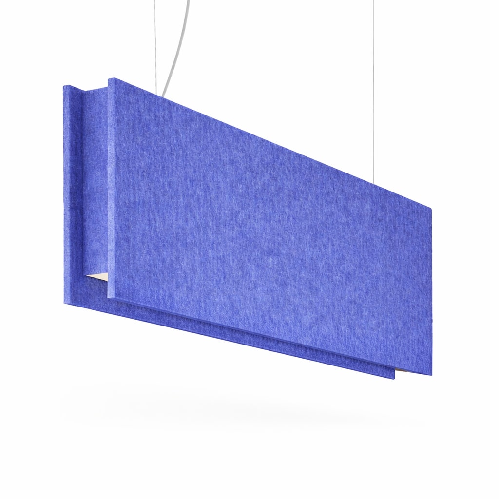 Акустический подвесной линейный светильник 40Вт 1288х280мм