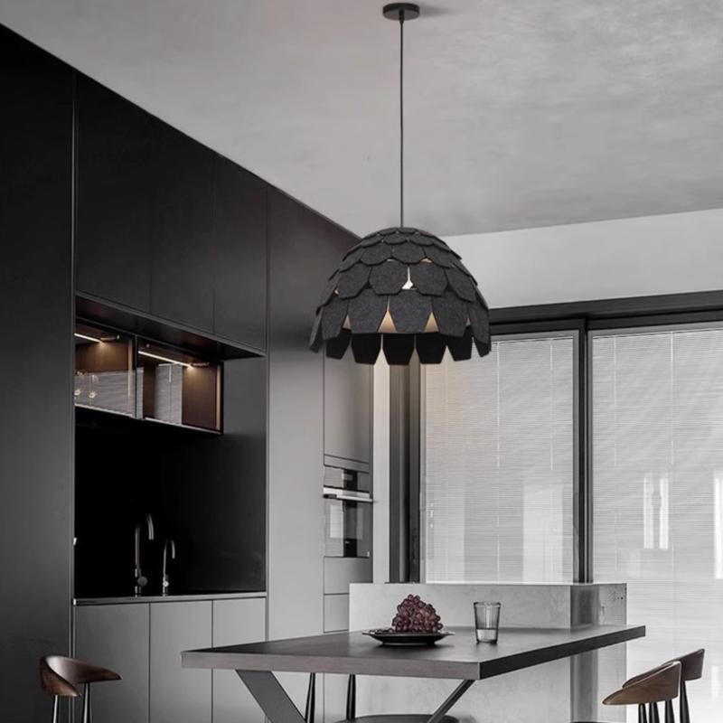 Акустический подвесной светильник D500хH400мм