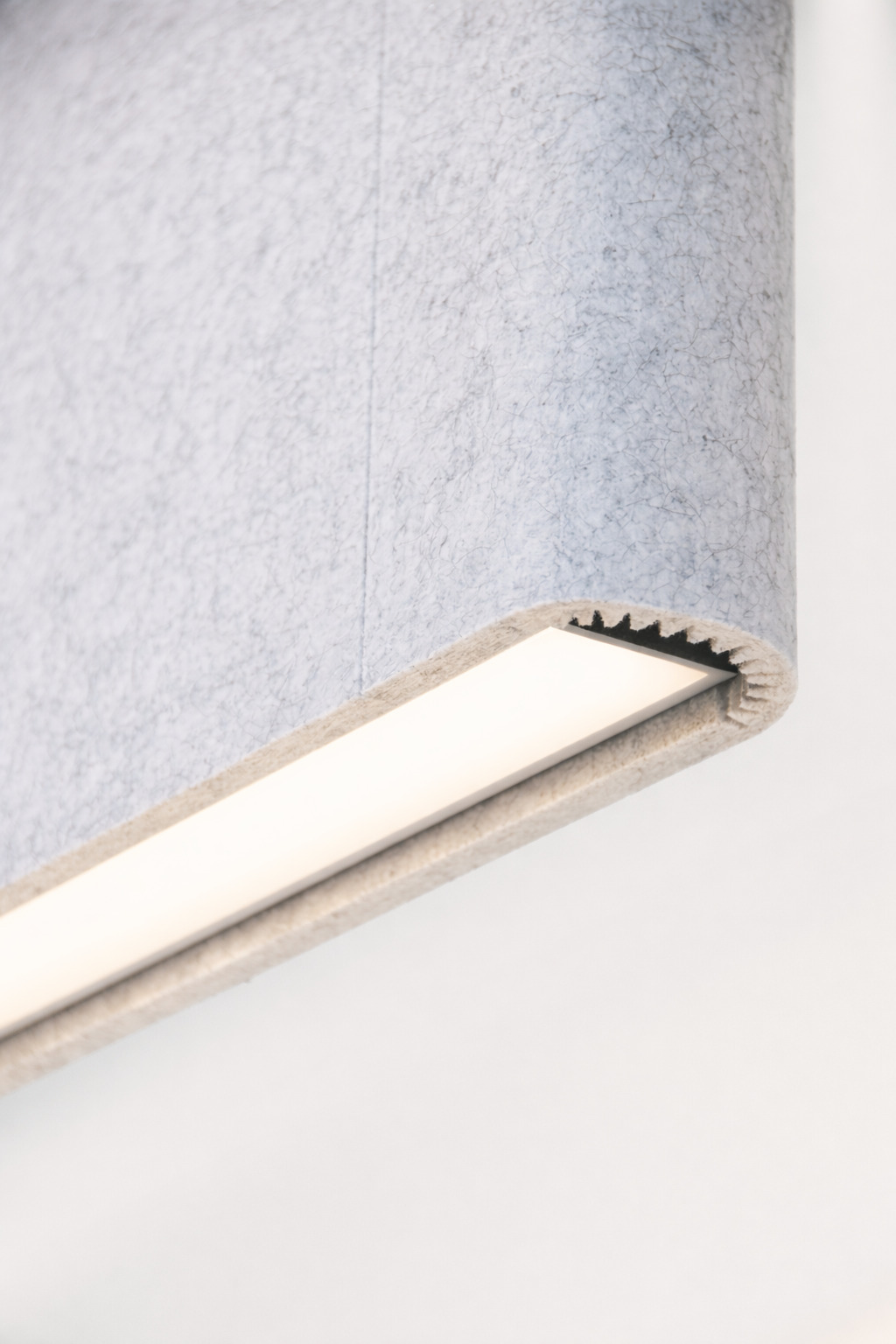 Акустический подвесной линейный светильник 40Вт 1290х250мм