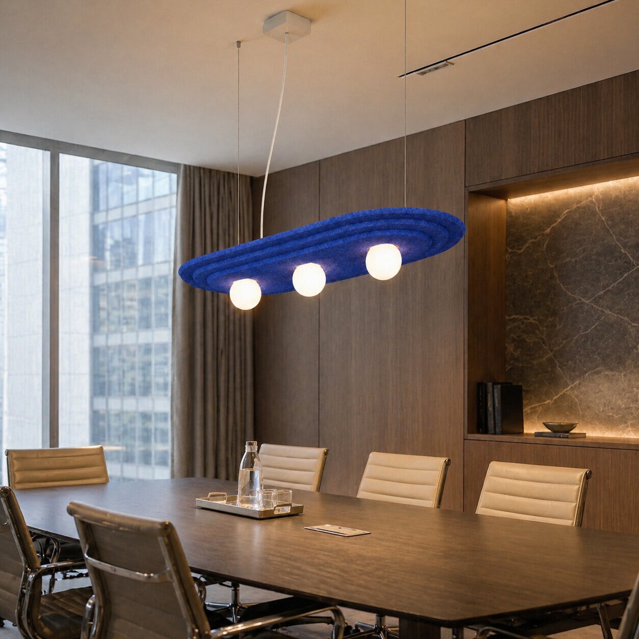 Акустический подвесной светильник Linea Deco