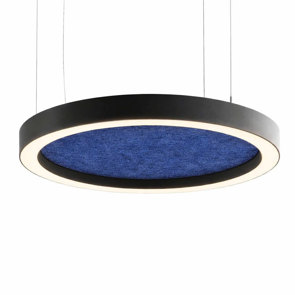 Акустический подвесной светильник кольцо Echo D600мм