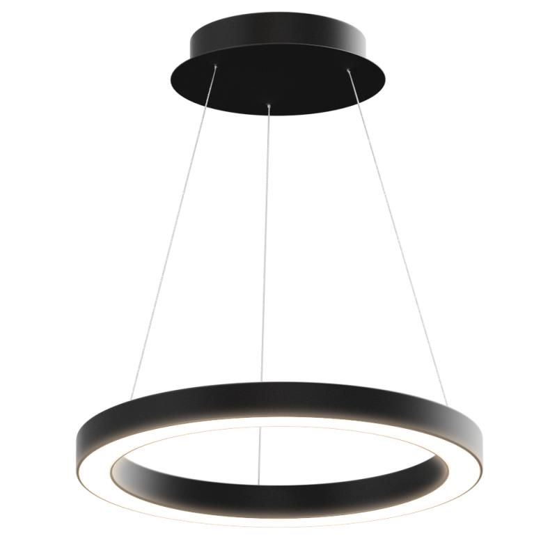 Подвесной светодиодный светильник Corona Cascad кольцо 40см 20Вт 6500K черный