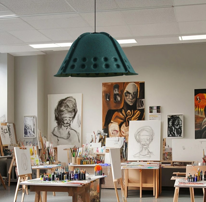 Акустический подвесной светильник Aero