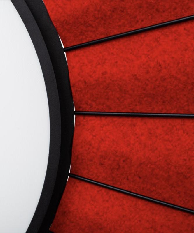 Акустический подвесной светильник D1000мм