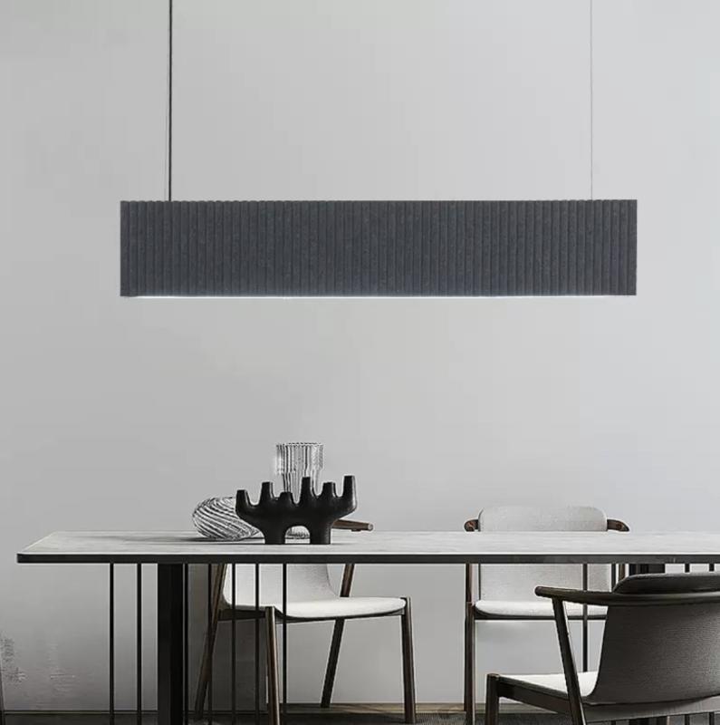 Акустический подвесной линейный светильник 32Вт 1000х280мм