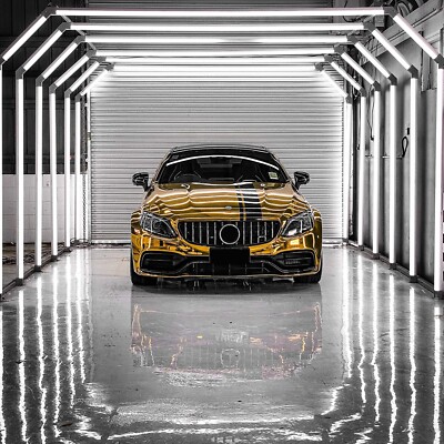 Модульное освещение для детейлинг-центра — соты и линейные светильники DC-Light