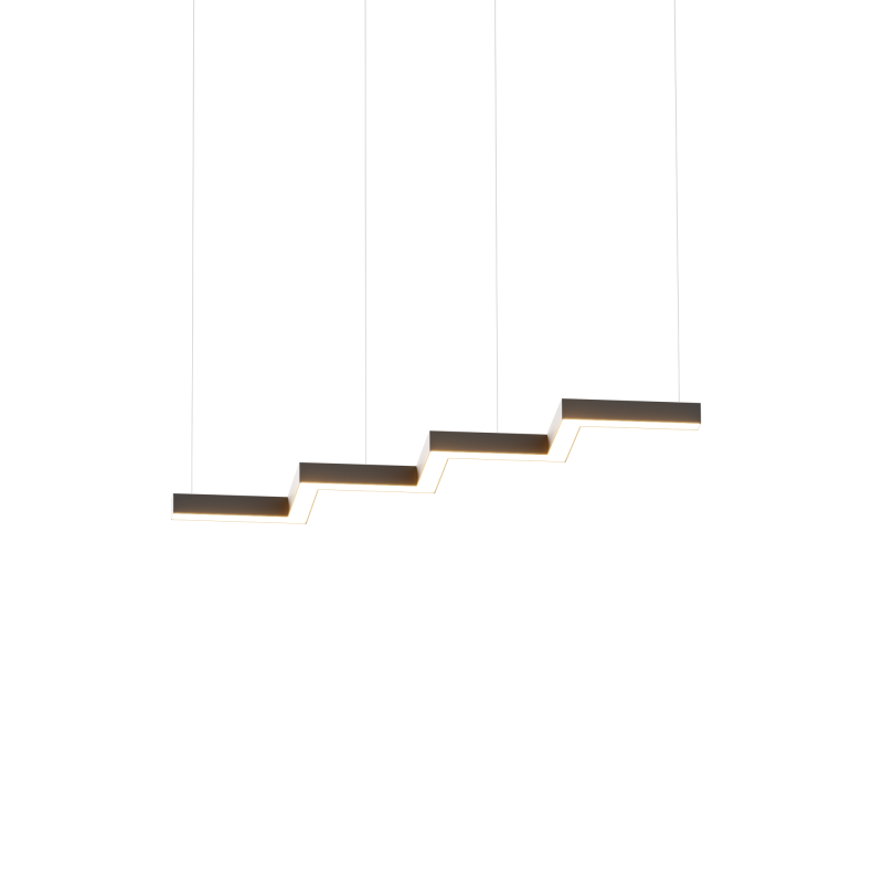 Подвесной светодиодный светильник зигзагообразной формы LED ZIGZAG тип А 6500К RAL