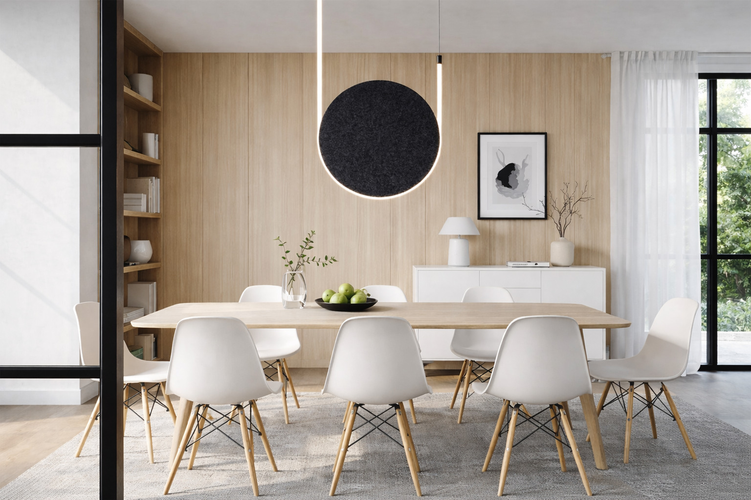 Подвесной светильник с гибким неоном JoJo