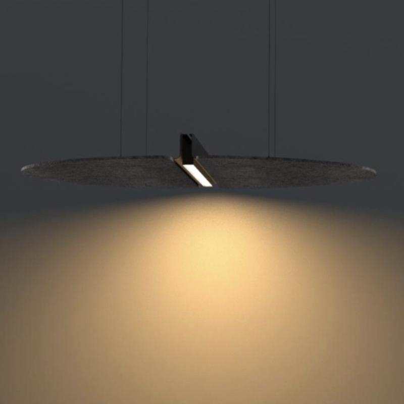 Акустический подвесной светильник D1200мм