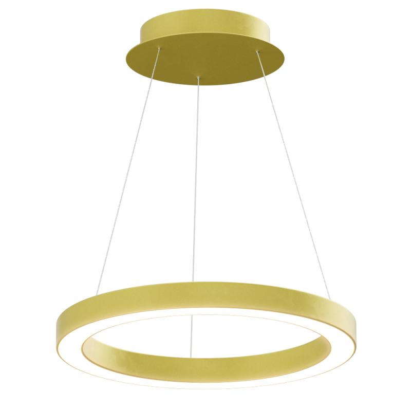 Подвесной светодиодный светильник Corona Cascad кольцо 40см 20Вт 6500K золотой