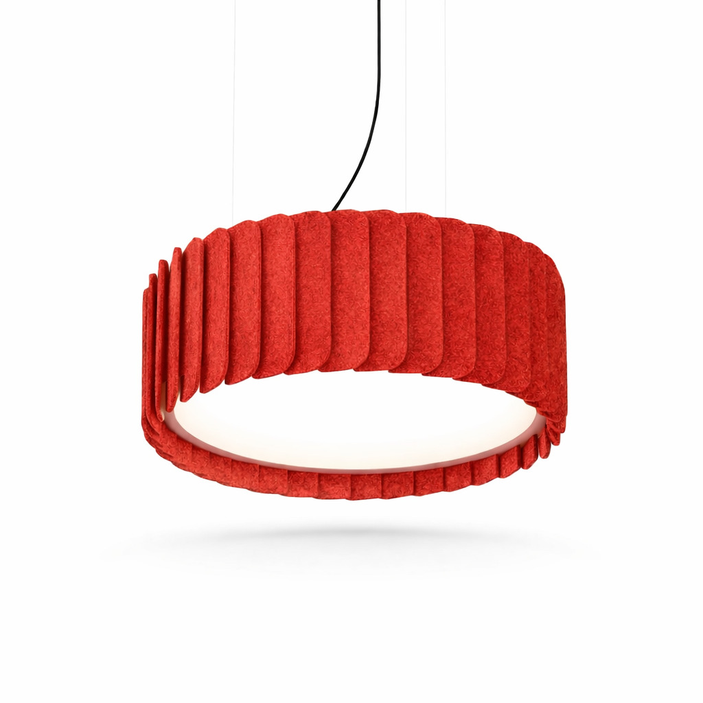 Акустический подвесной круглый светильник Mill D800мм