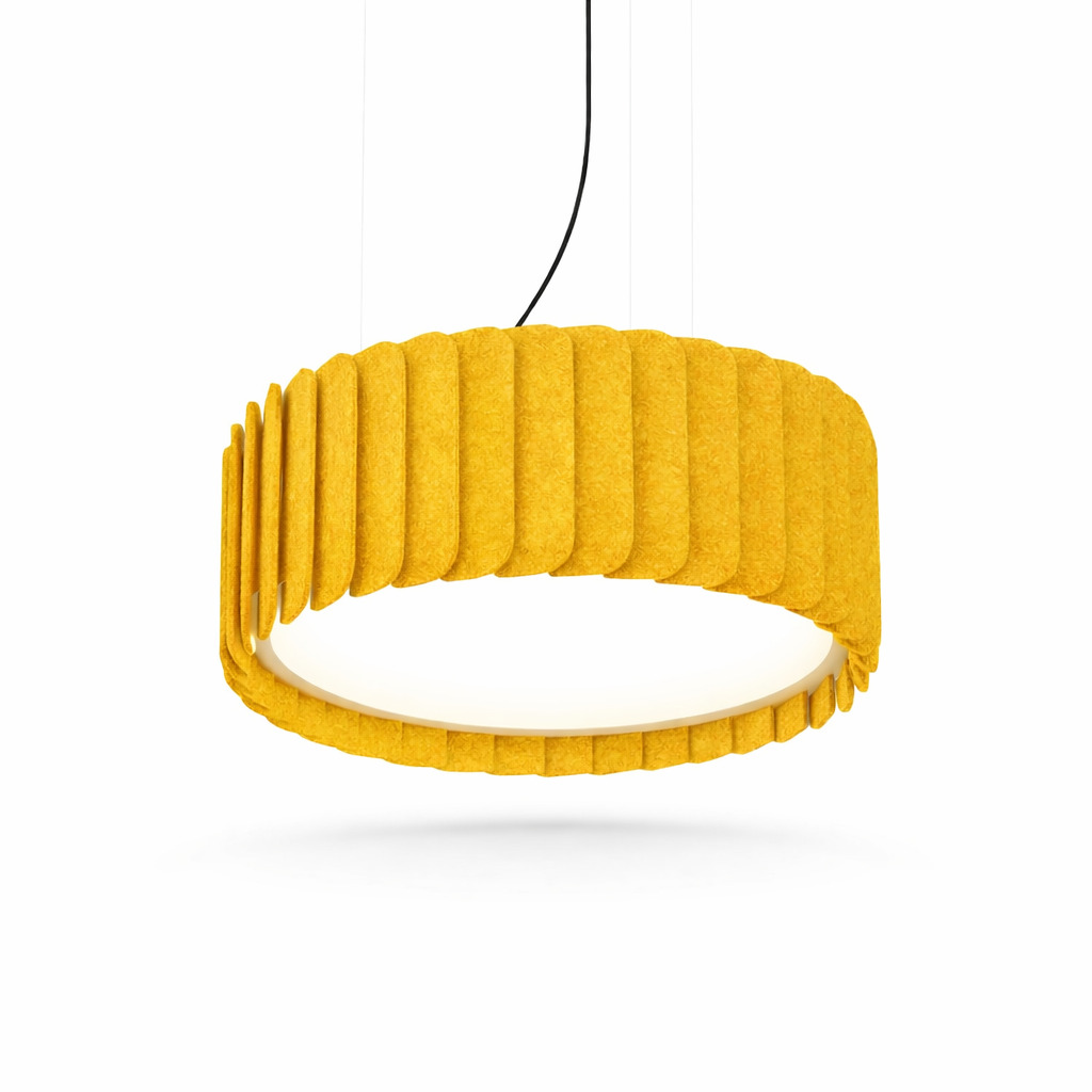 Акустический подвесной круглый светильник Mill D800мм