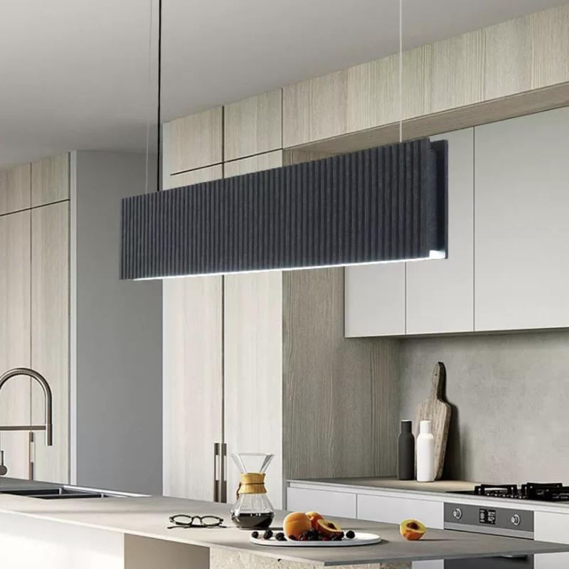 Акустический подвесной линейный светильник 32Вт 1000х280мм