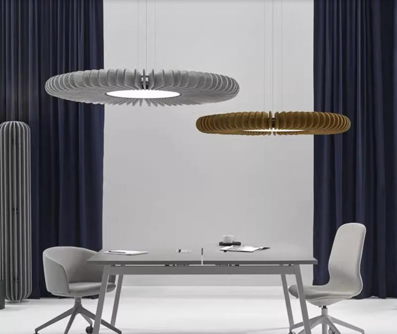 Акустический подвесной светильник Halo