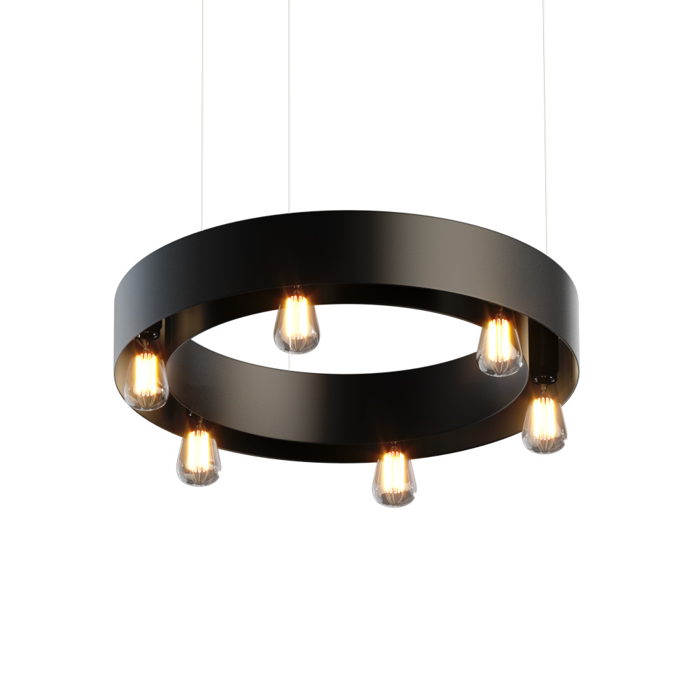 Подвесной светильник кольцо Camelot с лампами