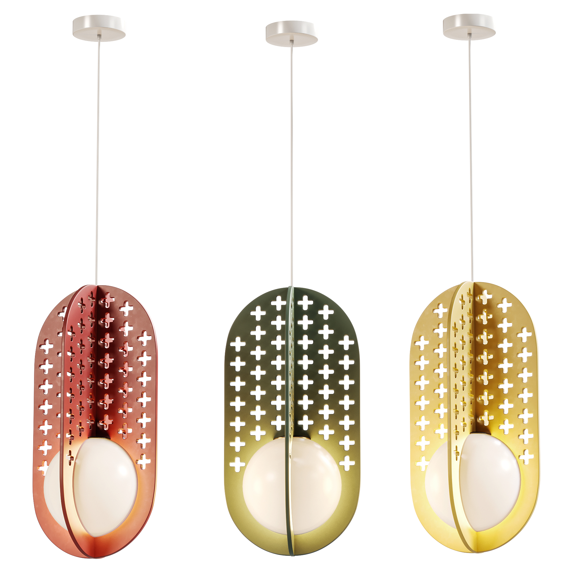 Акустический подвесной светильник D300хH595мм