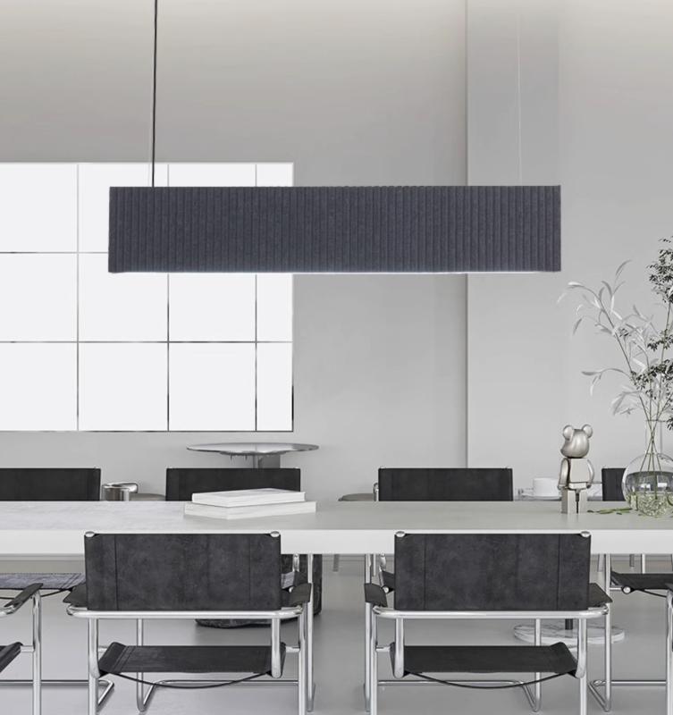 Акустический подвесной линейный светильник 32Вт 1000х280мм