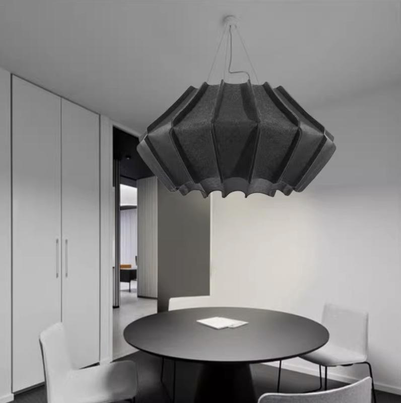 Акустический подвесной светильник D600мм