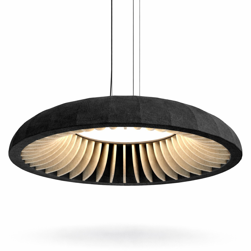 Акустический подвесной светильник Toad 1000мм