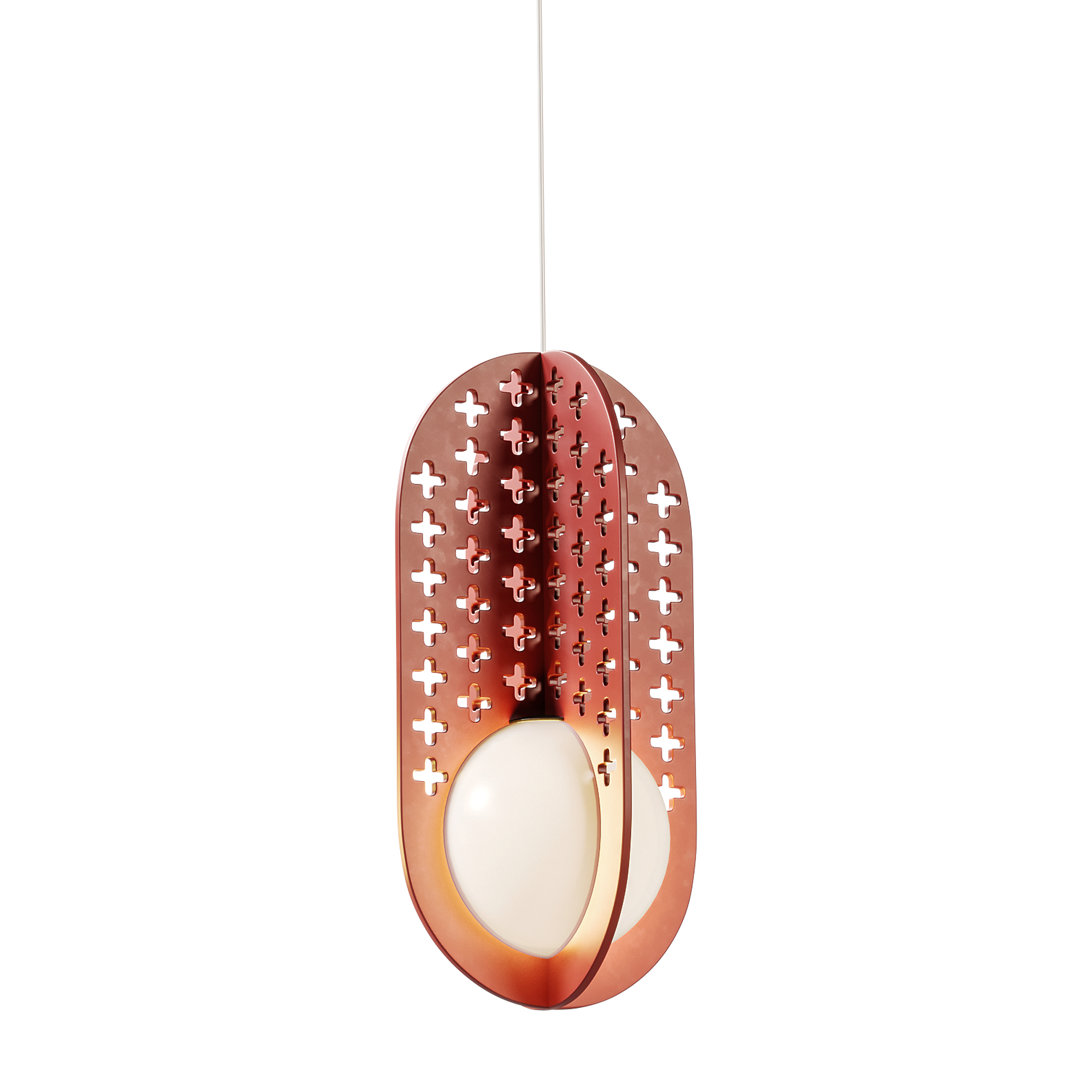 Акустический подвесной светильник D300хH595мм