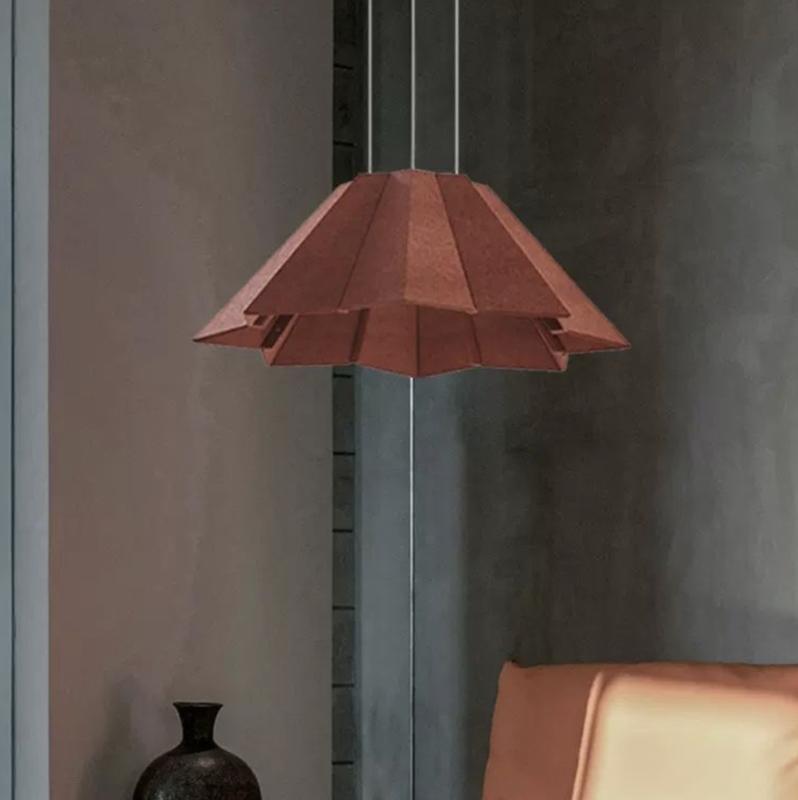 Акустический подвесной светильник D1000хH380мм