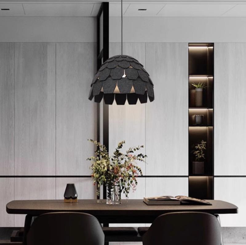 Акустический подвесной светильник D500хH400мм