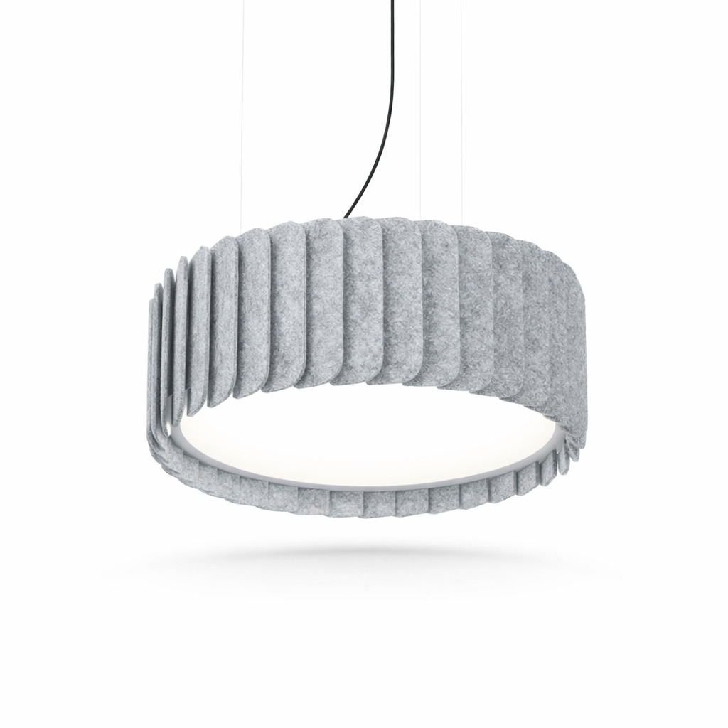 Акустический подвесной круглый светильник Mill D1000мм