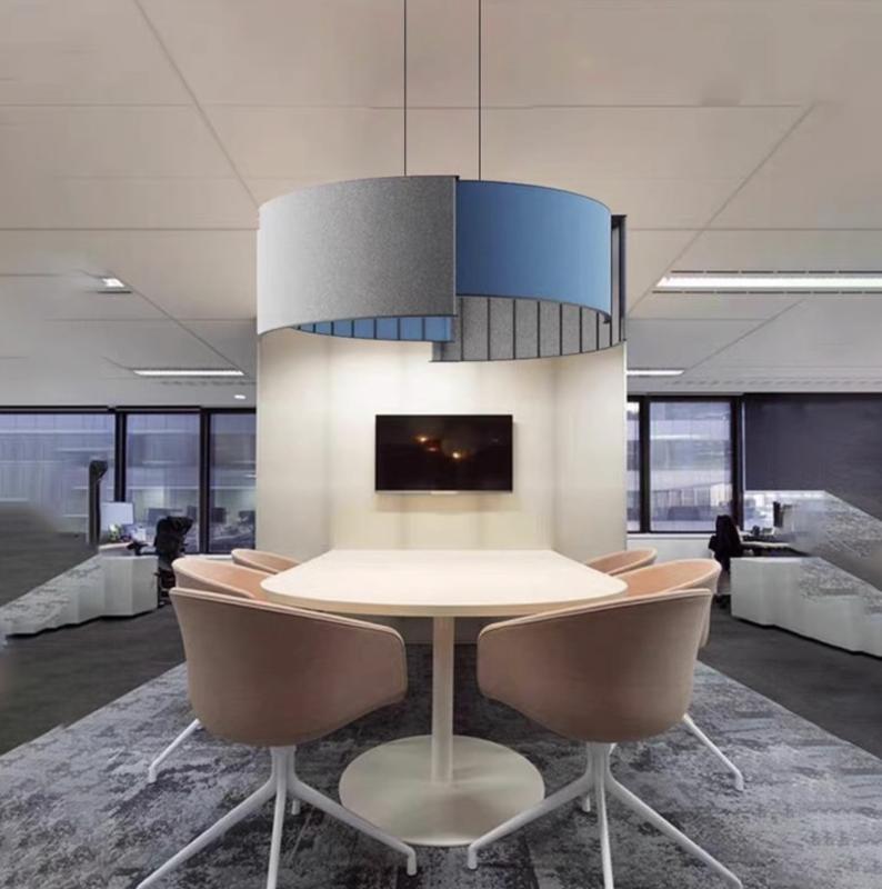 Акустический подвесной светильник 710х630х300мм