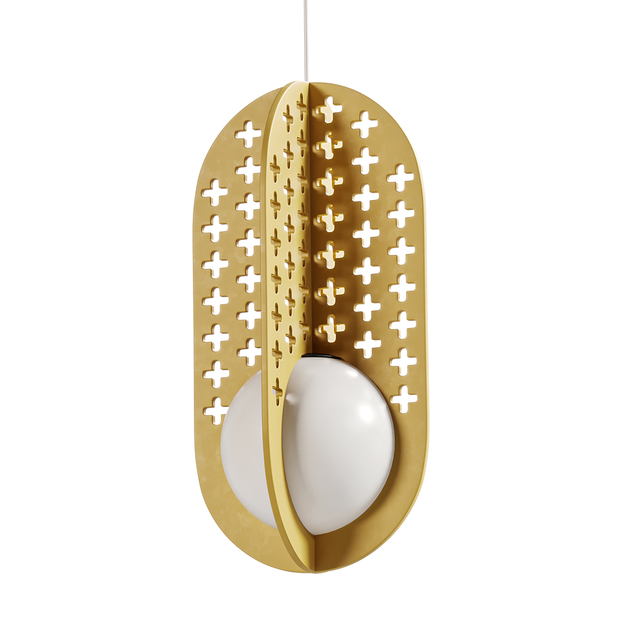 Акустический подвесной светильник D300хH595мм