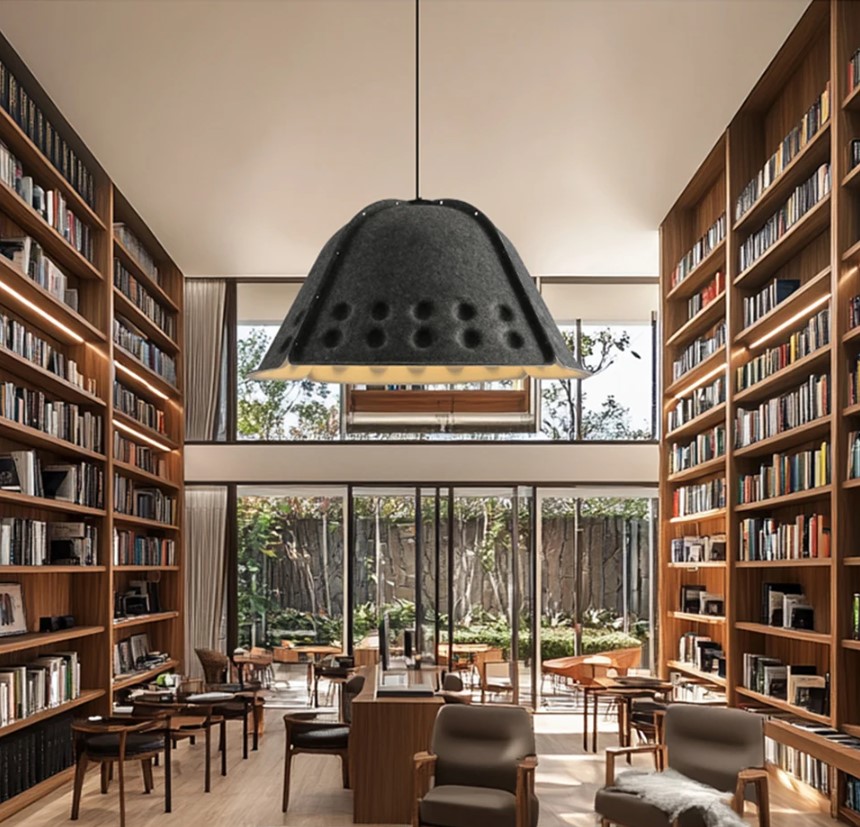 Акустический подвесной светильник Aero