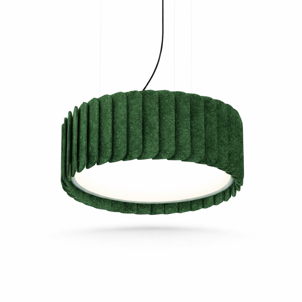 Акустический подвесной круглый светильник Mill D800мм