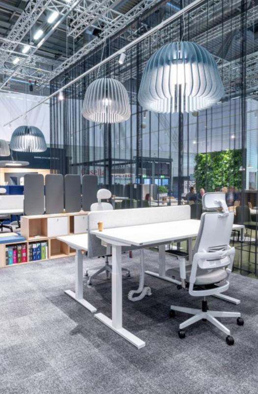 Акустический подвесной светильник D570хH415мм