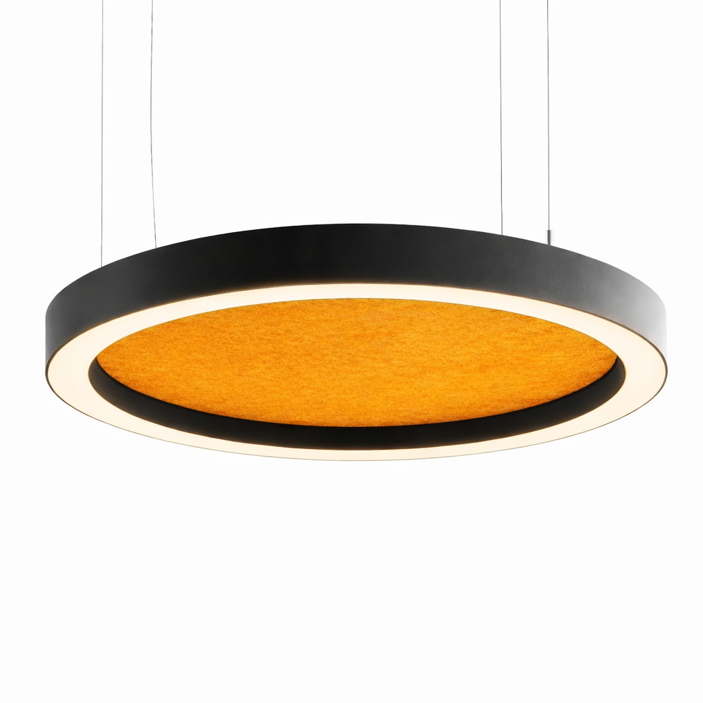 Акустический подвесной светильник кольцо Echo D800мм