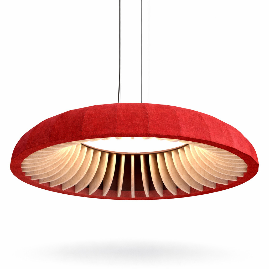 Акустический подвесной светильник Toad 1000мм