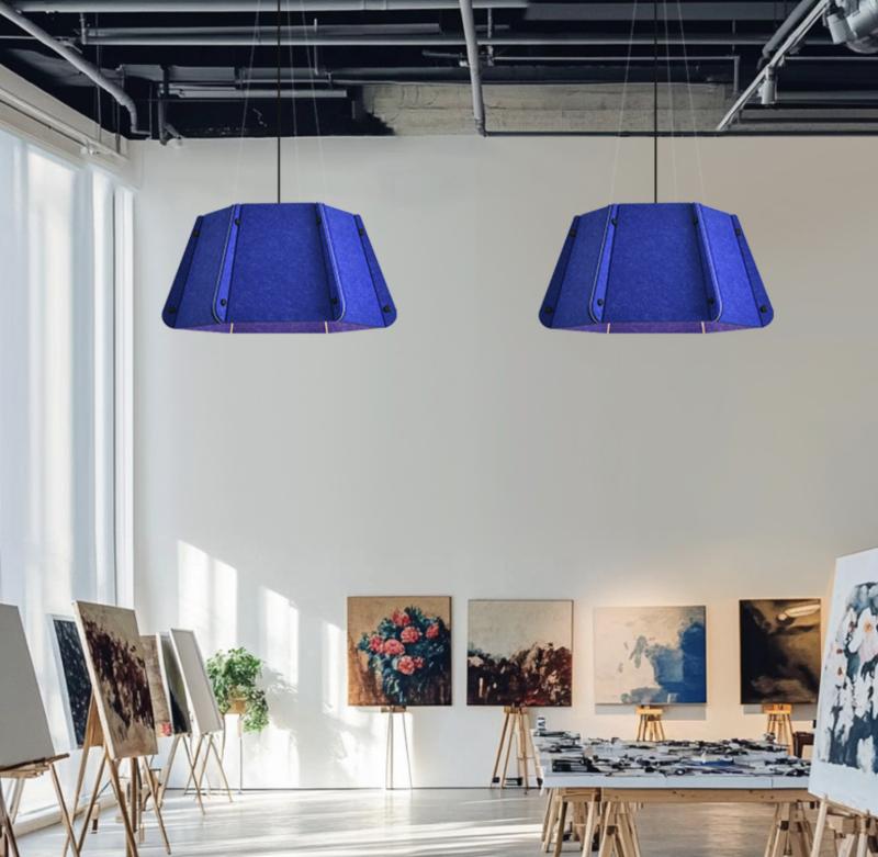 Акустический подвесной светильник Prism