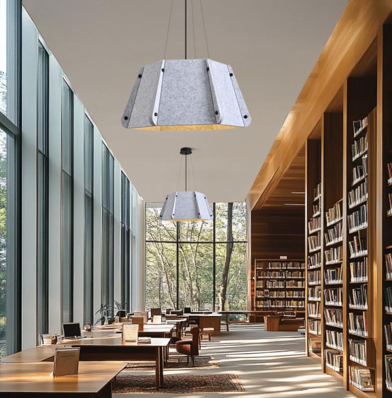 Акустический подвесной светильник Prism