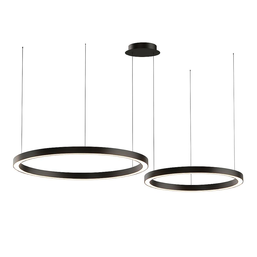 Подвесная светодиодная люстра Corona Horizontal кольца 60 80 см 6500К RAL