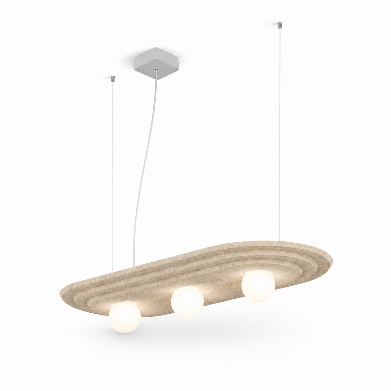 Акустический подвесной светильник Linea Deco