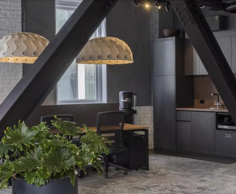 Акустический подвесной светильник D900мм