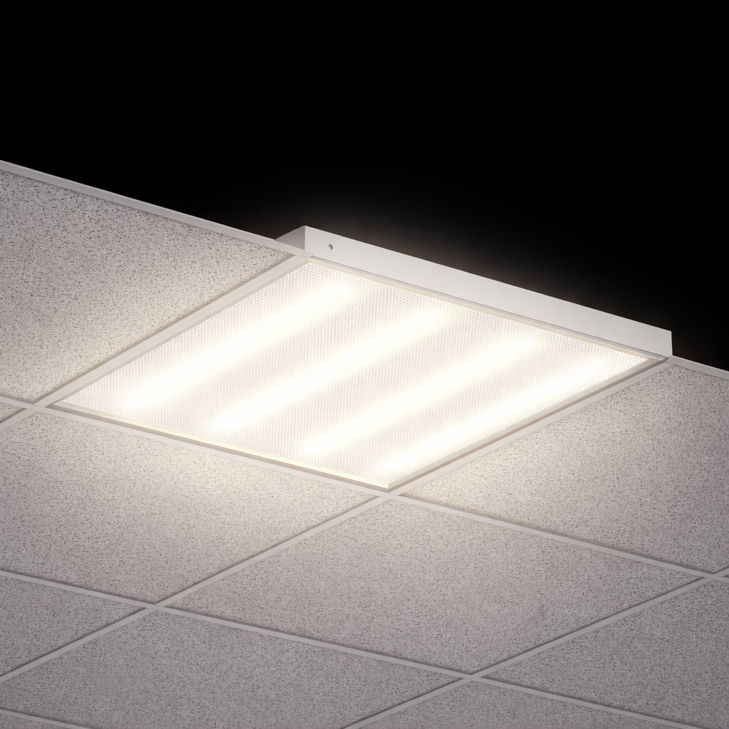 Светодиодный светильник Армстронг 600х600мм 36Вт призма IP40