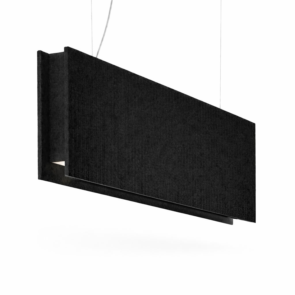 Акустический подвесной линейный светильник 40Вт 1288х280мм