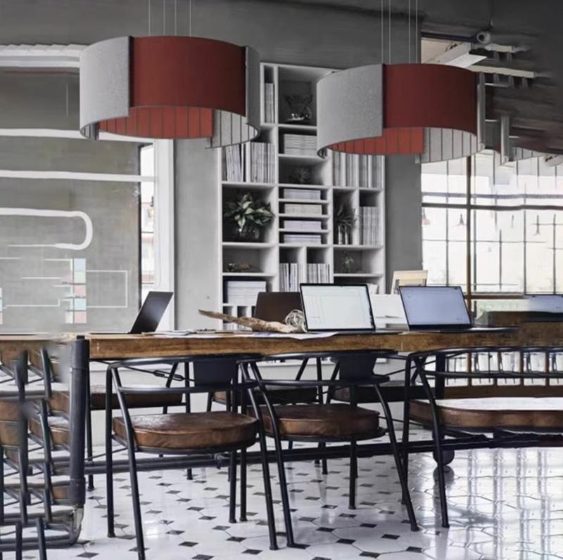 Акустический подвесной светильник 710х630х300мм